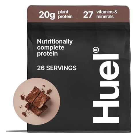 Huel Vegan Protein Powder | Chocolate Fudge Brownie | Complete Nutrition | 20g Protein, 27 Vitamins and Minerals, 100% Plant-Based, Gluten Free, Non-GMO, Lactose Free | 26 Servings Cover