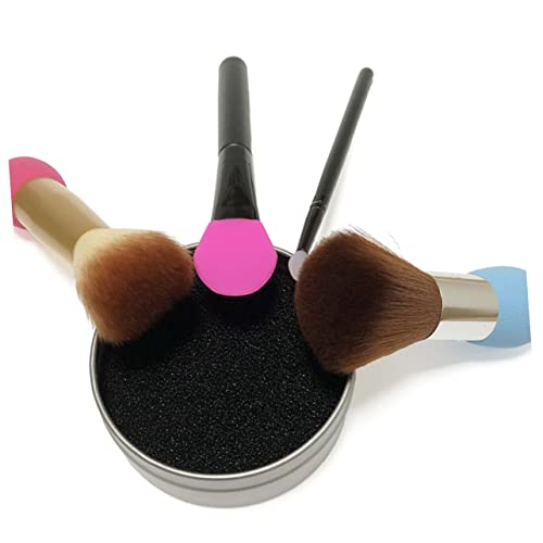 HONMEET Makeup Brush Cleaning Sponge 15pcs Dry Cleaning Makeup Sponge Set Quick Dry Machine Washable