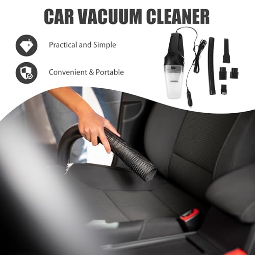 Aspiradora de coche portátil de 12v y potente succión CHILDWEET 120w ideal para viaje rápido 4