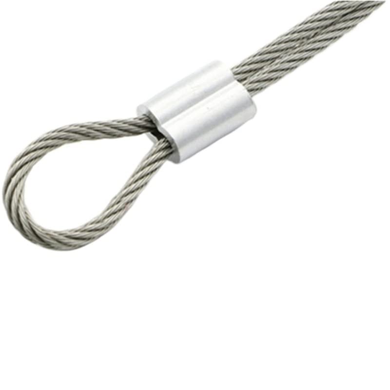 Cuerda de Alambre de Acero Flexible recubierta de PVC de 50 Metros, 0,5-3mm, Cable Suave, tendedero de Acero Inoxidable Transparente (Color : Silver, Size : 3mm)