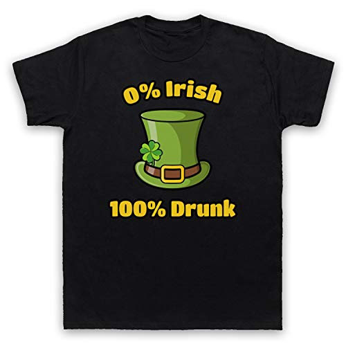 T-shirt Saint-Patrick avec imprimé humoristique et col rond classique pour homme festif