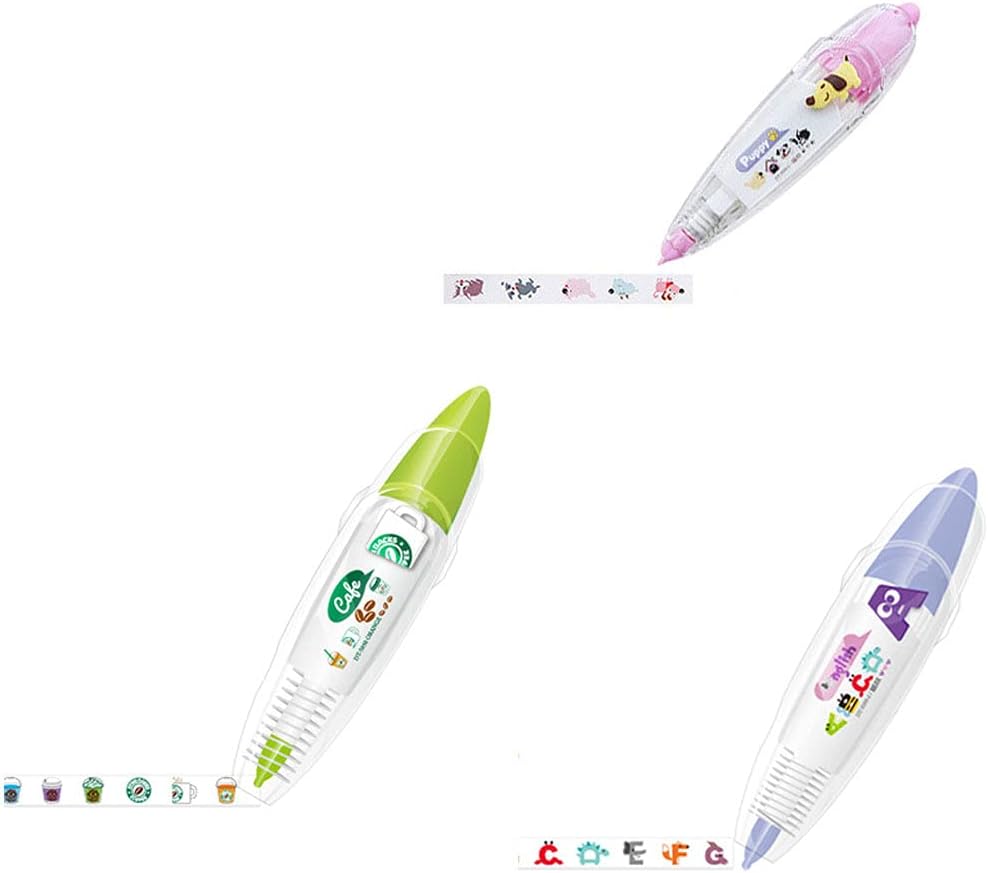 Sale Off Pulabo3ピース修正テープ文房具プッシュレース修正テープかわいいサインdiy装飾 Correiodecarajas Com Br