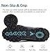 TRAILBLITZ Men's Hiking Shoes Outdoor Casual Sneakers Non Slip Comfortable Breathable Walking Work Trekking Climbing Camping Travel Trail Running Grip Durable Classic Fashion(8.5 Men, Black)