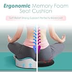 Memory Foam Seat Cushion for Truck Driver, Long Driving, Sciatica - Image 5