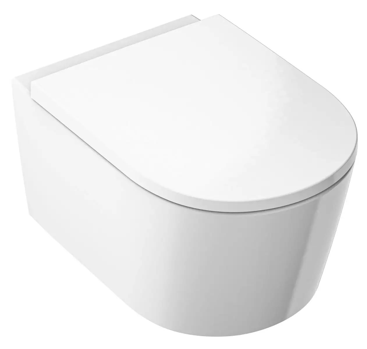 Vigour WHSIANAS Abattant WC amovible avec Softlocse et charnières en acier inoxydable Blanc