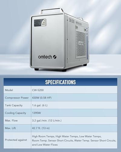 OMTech laser cutter machine