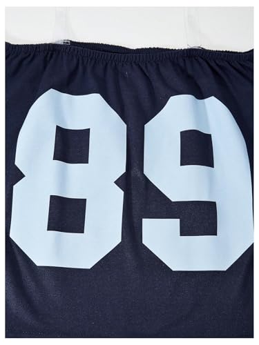 Girl's 2 Piece Sports Summer Outfits Graphic Off the Shoulder Jersey Shirts and Sweatpants Set3