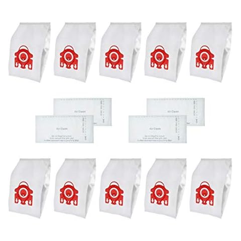 WuYan - Bolsas sintéticas de recambio para el polvo compatibles con aspiradora MIELE FJM C1 y C2 con 4 filtros HEPA de alto rendimiento Cover