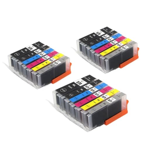 Cartouche PGI-570 CLI-571 XL pour TS8050 TS9050, remplacez vos encres épuisées avec ce lot de 18