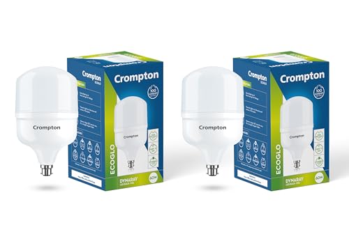 Image of Crompton LED60DFCDLPro-2 Base B22 60-Watt LED Bulb Combo (Pack of 2, Cool Day Light)
