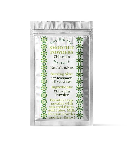 The Source Matters Superfood Chlorella Smoothie Flavoring Powder | Infused Combination of