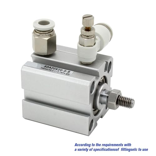 Vérin compact alésage 100 mm SDA100 de haute précision mécanique - 7