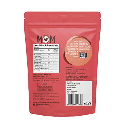 Image of MOM - Meal of the Moment, Roasted Cashew, 46g / 48g(Pack of 6) - Rich source of fiber | High in Protein | Smart Snack | Dry Fruit