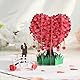 3D Pop Up Hochzeitskarte mit Geschenktasche Schöne Geldgeschenk Hochzeit Halter, Nachdenkliche Hochzeitsgeschenk für Jungvermählte Perfekte Hochzeitsgeschenk für Jahrestage