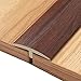 Overgangsstrook voor zelfklevende vloeren, PVC-tapijtafwerking/vloerrandafwerking voor hardhouten vinylplanken, tegelafwerking Randdrempels voor deuropeningen,Teak,Length 100cm