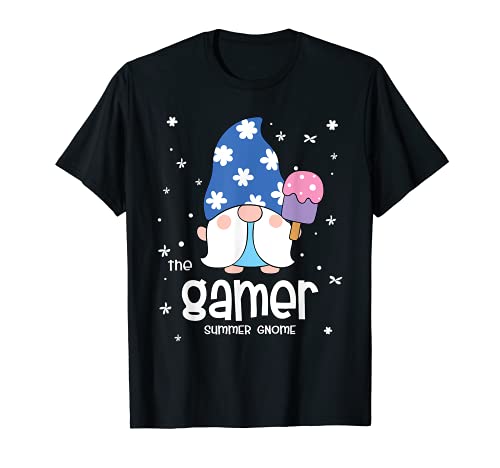 Gamer Gnome Funny Summer Matching For Family T-Shirt