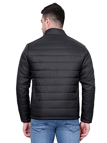 Image of KOTTY Men's Nylon Regular Solid Stylish Designed for Comfort and Warmth Puffer Jacket
