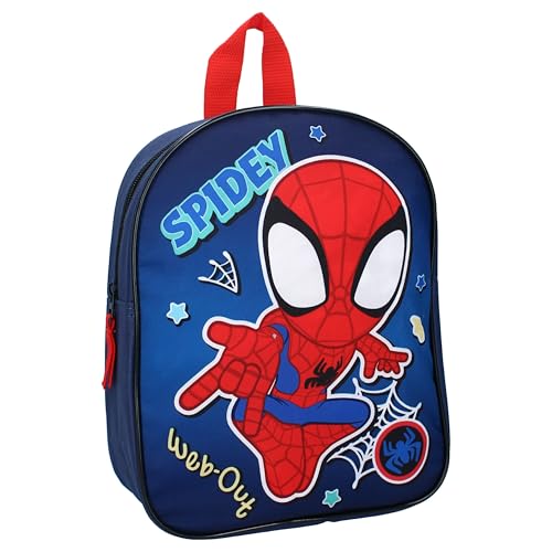 Vadobag Spidey Web-Out - Mochila (29 x 22 x 9 cm), azul, 29x22x9 cm