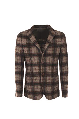  Paoloni Giacca Uomo 54 Marrone 2711g947 191613 2/20 Autunno Inverno 2020/21