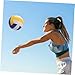 Kisangel Soft Indoor Volleyball for Training Comfortable Grip for Beginners Advanced Players for Indoor Practice Sessions Vibrant Colors for Enhanced Visibility