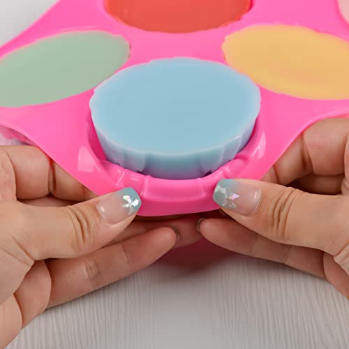 Funbaky Rose Flower Silicone Mold 6 Cavity Candy Chocolate Ice Cube Jelly Cupcake Soap Cookie Mould #TOP6