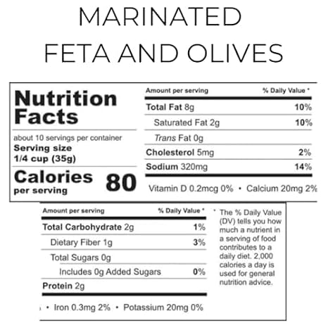 DIVINA Marinated Feta & Olives, 12.7 OZ