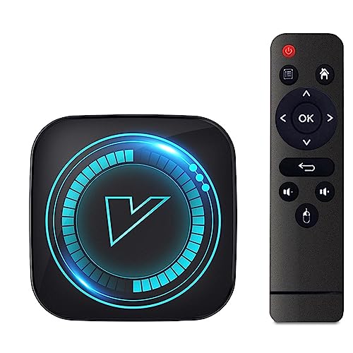 CHROX Android TV Box 13.0, 4GB RAM 64GB ROM Allwinner H618 WiFi 6 Smart TV Box Set Top Box BT5.0 Ultra HD 1080P / 4K HDR10+ Dual Band WiFi 2.4 5.8Ghz Set Top Box,2gb+16gb