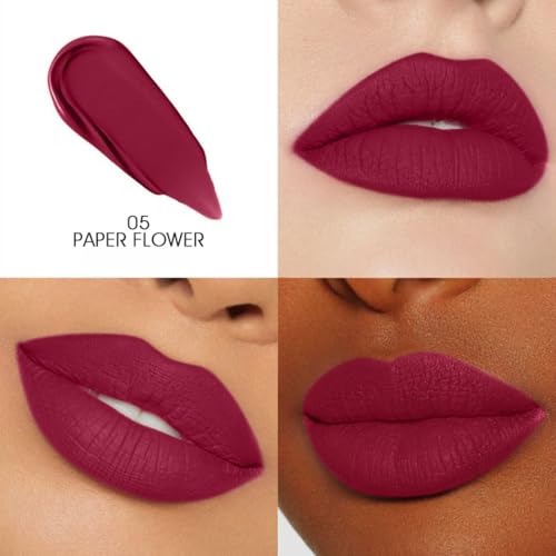 Image of Colors Queen Totally Matte Liquid Lipstick | Intense Color Payoff, Lightweight & Comfortable, One Swipe Application | Long Lasting, Non Transfer Liquid Lipstick for Women (05 - Paper Flower, 7.5g)