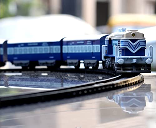 Image of Sheel Battery Operated Indian Passenger Toy Train Set for Kids