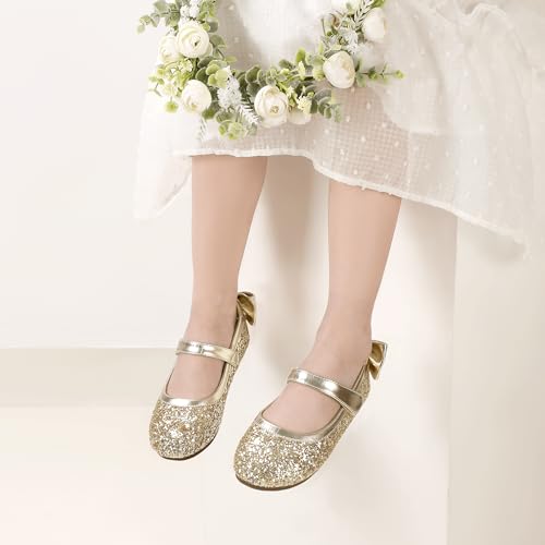 Image of PANDANINJIA Toddler Dress Shoes Flower Girls Ballet Flats