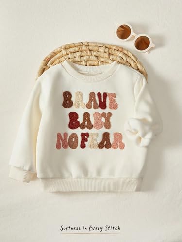 CUTIECRAZE Cuticraze Sweatshirt for Kids || Sweatshirt for Boy (Kids-08-White-(12-18M)) - Image 3 thumbnail
