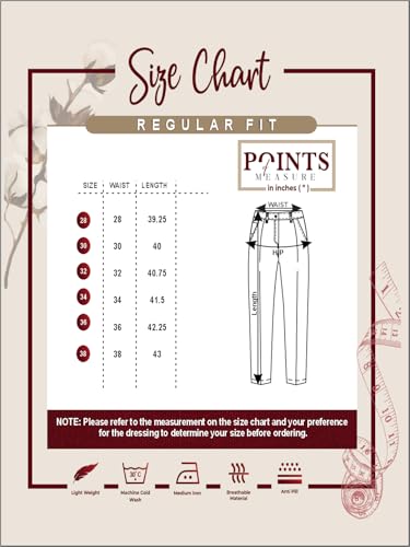 Image of Noble Monk Mens Mid Rise Formal Pants | Stylish Regular Fit Wear Trousers for Office Or Party | Solid Formal Trouser
