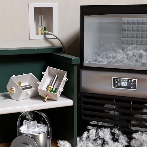 image for SUNGATOR Ice Maker Outlet Box with Water Hammer Arrestor (Stainless St