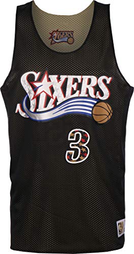 Mitchell & Ness Reversible Philadelphia 76ers/All Star Iverson Camiseta black/gold