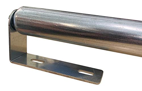 Ultimation Roller Bracket - Galvanized Steel For 7/16 Inch Hex Axle- Heavy-Duty 250 Lb Capacity With Slotted Mounting Holes - 13/32 Inch Opening For 3/8 Inch Screws Or Bolts- Ideal For Industrial And Diy Projects thumb #6