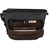 CALIYO Umhängetaschen Herren aus Canvas Schultasche Queformat A4 Laptoptasche für 15,6 Zoll Laptop Arbeitstasche Aktentasche Herren Tasche Umhängen Messenger Bag für Outdoor Camping Reisen Täglich #5