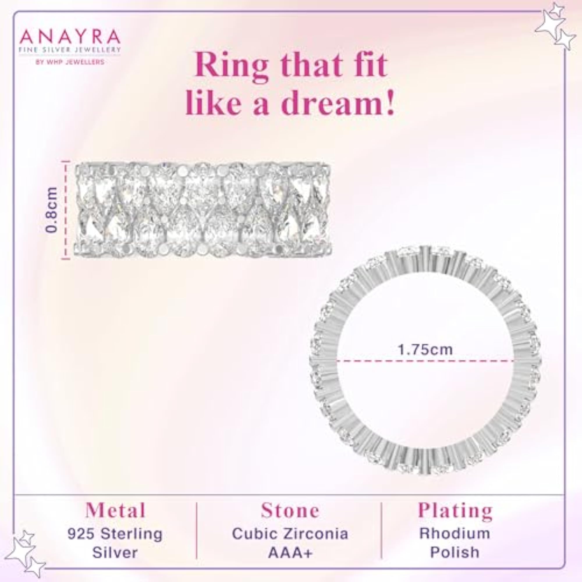 Women's Crown Sterling Silver Ring, Stylish Daily Wear