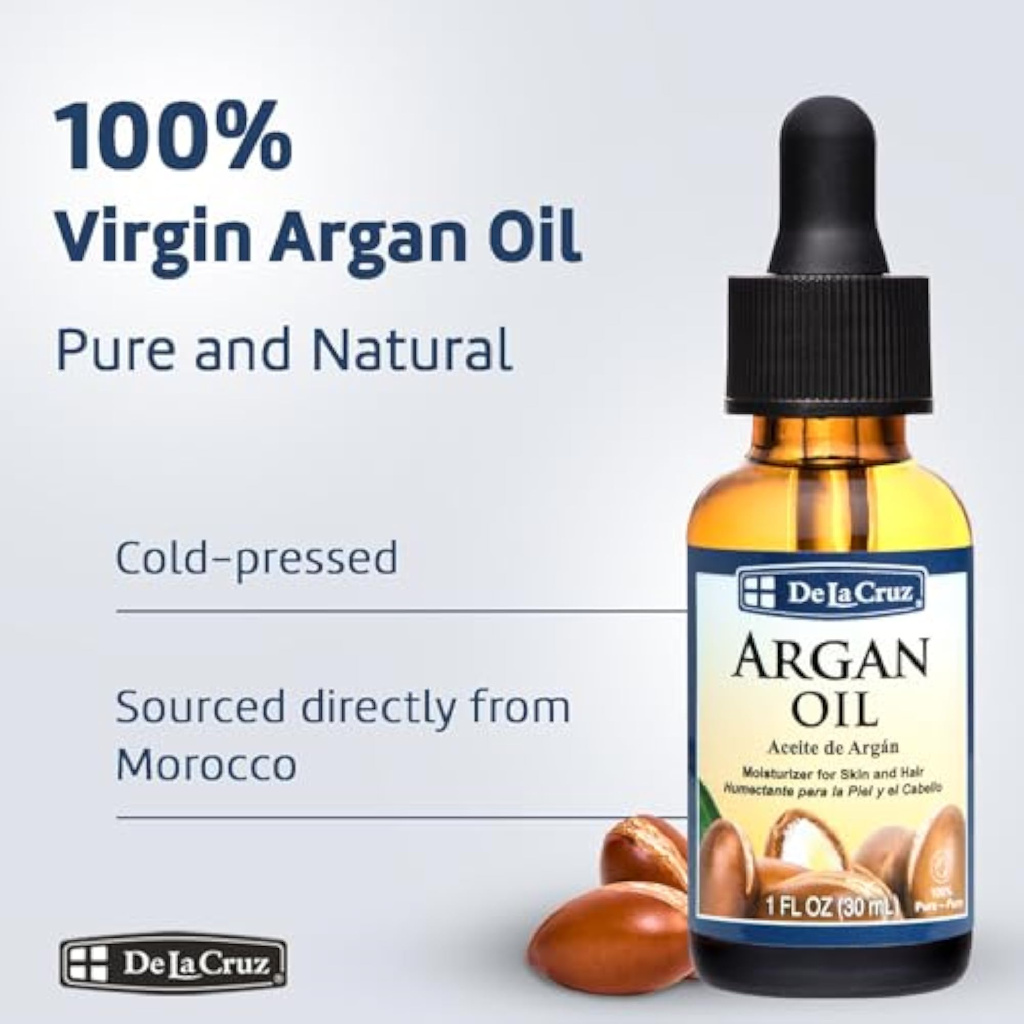 Pure Moroccan Argan Oil, Unrefined, Cold Pressed