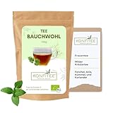 Konfitee milder Bauchwohl Tee mit Anis & Fenchel 100g I Bio Kräutertee I ab 3. Monat I Premium Kinder Tee gegen Bauchschmerzen I Baby Tee ohne Zusätze & Aromastoffe I Vegan & glutenfrei