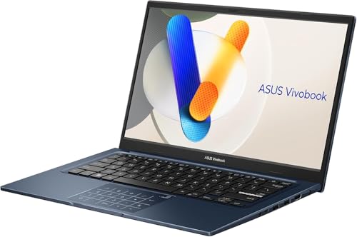 Image of ASUS Vivobook Laptop for Students and Business, 14 inch FHD Micro-Edge Display, 12th Gen Core i3-1215U(Up to 4.4 GHz), 8GB RAM, 512GB PCIe SSD, WiFi 6E, 180 Lay-Flat, Webcam, USB-C, PDG RJ45, Win 11 Pro