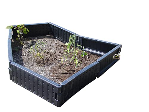 Vermibed 8-Panel Raised Garden Beds, Brown #TOP3