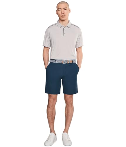Image of Cole Haan Zero Grand Men's Shorts - Modern Flat-Front Design with 4-Way Stretch, Stain-Resistant Twill & Adaptive Waistband