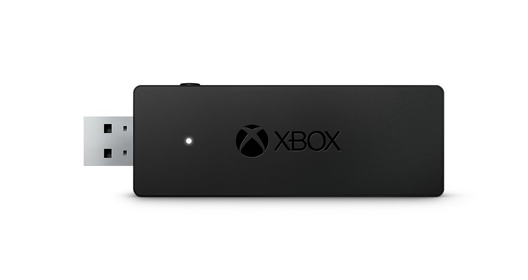 Microsoft Manette Xbox One avec Adaptateur sans Fil pour PC - Noir
