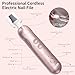 Cordless Electric Nail File Set, Rechargeable Pedicure Tools for feet, Professional Manicure Pedicure Kit 5 Speeds Hand Foot Care Nail Drill for Thick Nail Toenail Cuticle Women Men Pets