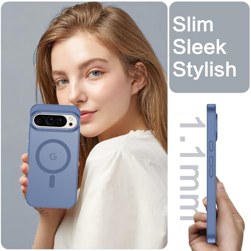 Coque Google Pixel 9 Pro XL BENTOBEN Bleu Sierra antichoc