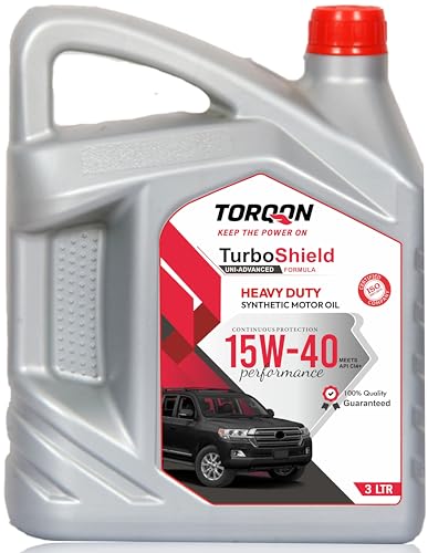 TORQON TurboShield Heavy Duty 15W-40 Fully Synthetic Motor engine Oil ...