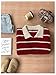 Floerns Women's Collared Striped Sweaters Preppy Oversized Knit Fall Pullover Sweater Multicolor Small