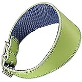Fabricado en España. Cuero color. Forrado con material 3D transpirable, de tacto agradable, evita rozaduras y fracturas del pelo. Disponible en 6 colores a elegir