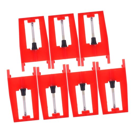 UPKOCH 7 Piezas Estiletes Precisión para Giradiscos Vinilo Compatibles con Fonógrafos Instalación Fácil para Mejorar Sonido