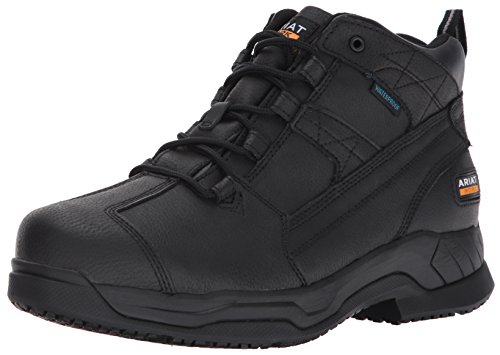 Ariat Work Men's Contender H2O Work Boot, Matte Black, 13 D US